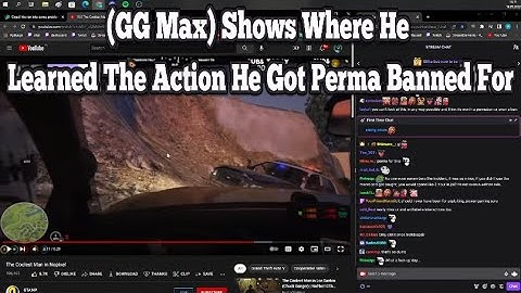 (GG Max) Shows Where He Learned The Action He Got Perma Banned For | No-Pixel 3.1