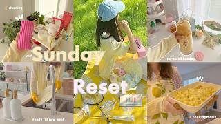 Sunday reset routine 🧺🎀 deep cleaning & organizing, prep for the new week, being productive screenshot 2