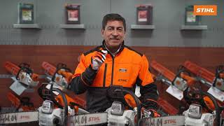 El Experto STIHL te enseña como elegir correctamente tu nueva motosierra STIHL.