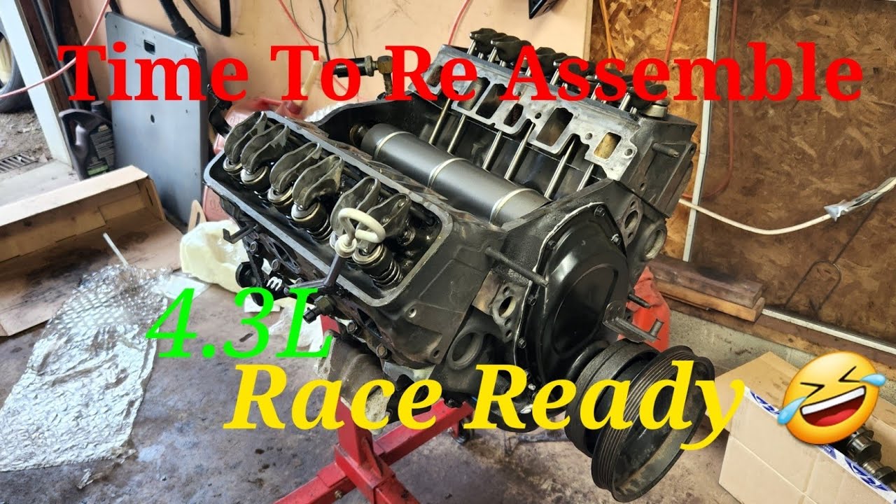 Engine Assembly On My 93 S10 Blazer 4.3L - YouTube