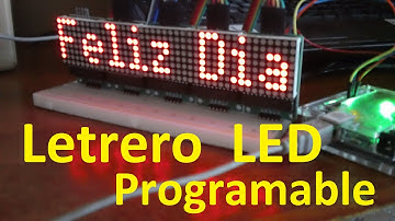 ✅ Letrero LED Programable
