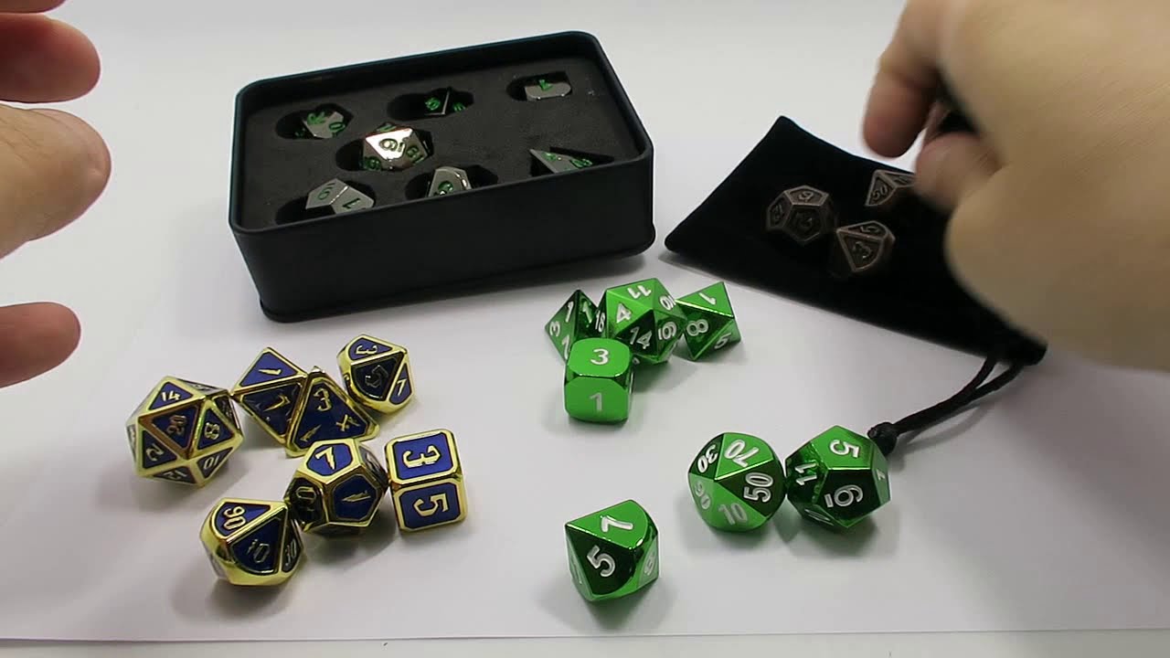 DND用メタルダイス | カスタムプロモーション製品および企業ギフトの