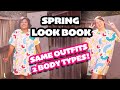 Spring Look Book 2021 | Same Outfits Different Body Types | Plus Vs. Straight Size