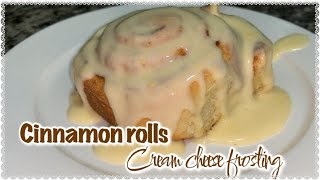 Cinnamon rolls with cream cheese frosting @daarcheeni