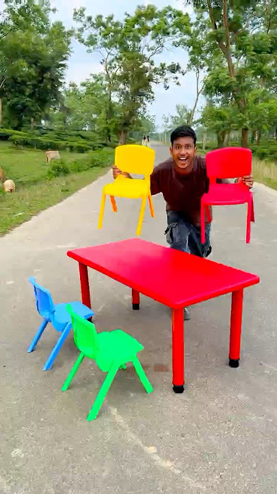4 Chair and 1 Table | Playgro Rectangle Table