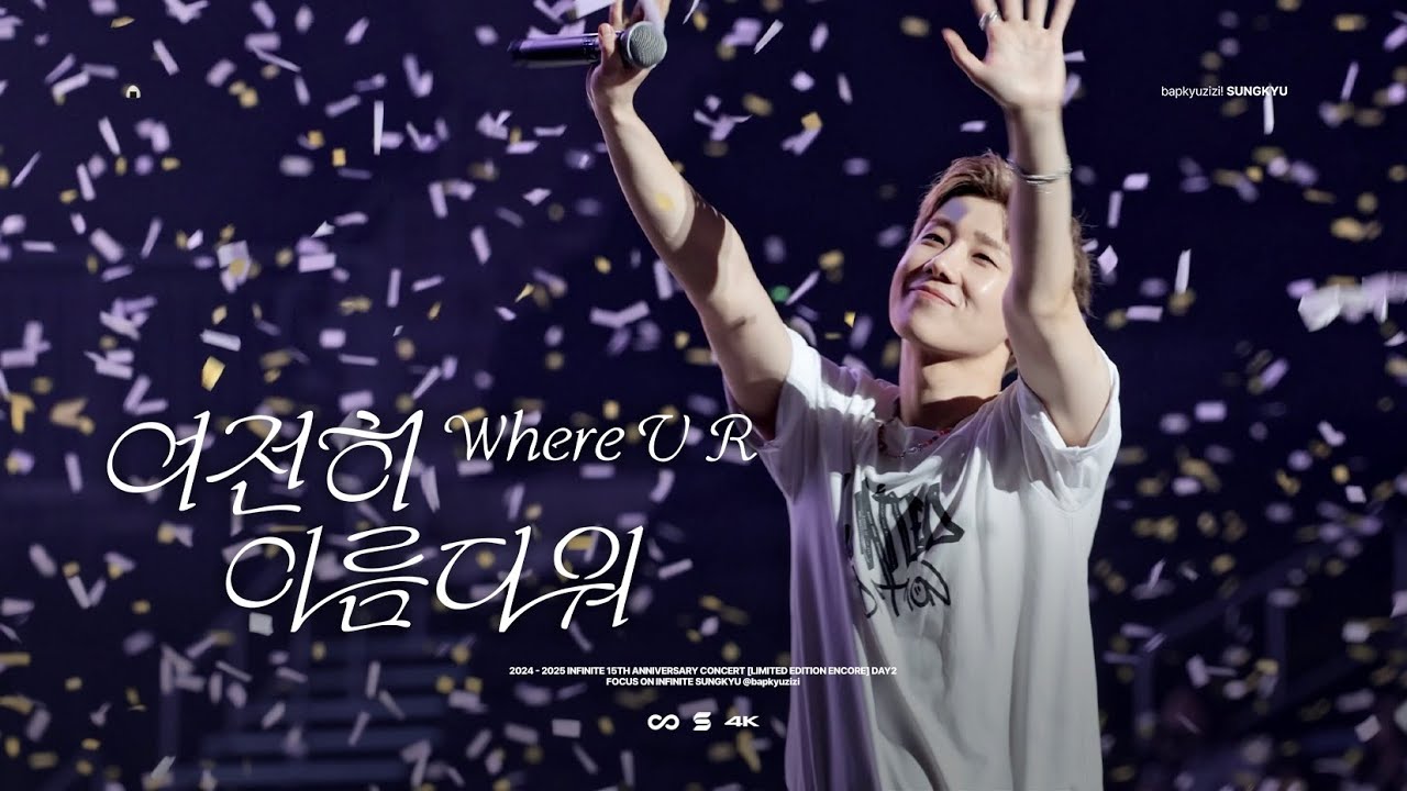 [4K] 250413 인피니트 성규 - 여전히 아름다워 (Where U R) @2025 INFINITE 15TH ANNIVERSARY CONCERT [LIMITED EDITION]