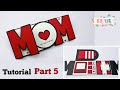 Tutorial 5/5 - Scrapbook for MOM || Mother&#39;s day scrapbook ideas - NGOC VANG Handmade