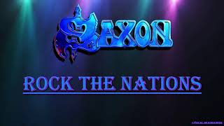 Saxon - Rock The Nations (Lyric Video) #lyrics #saxon