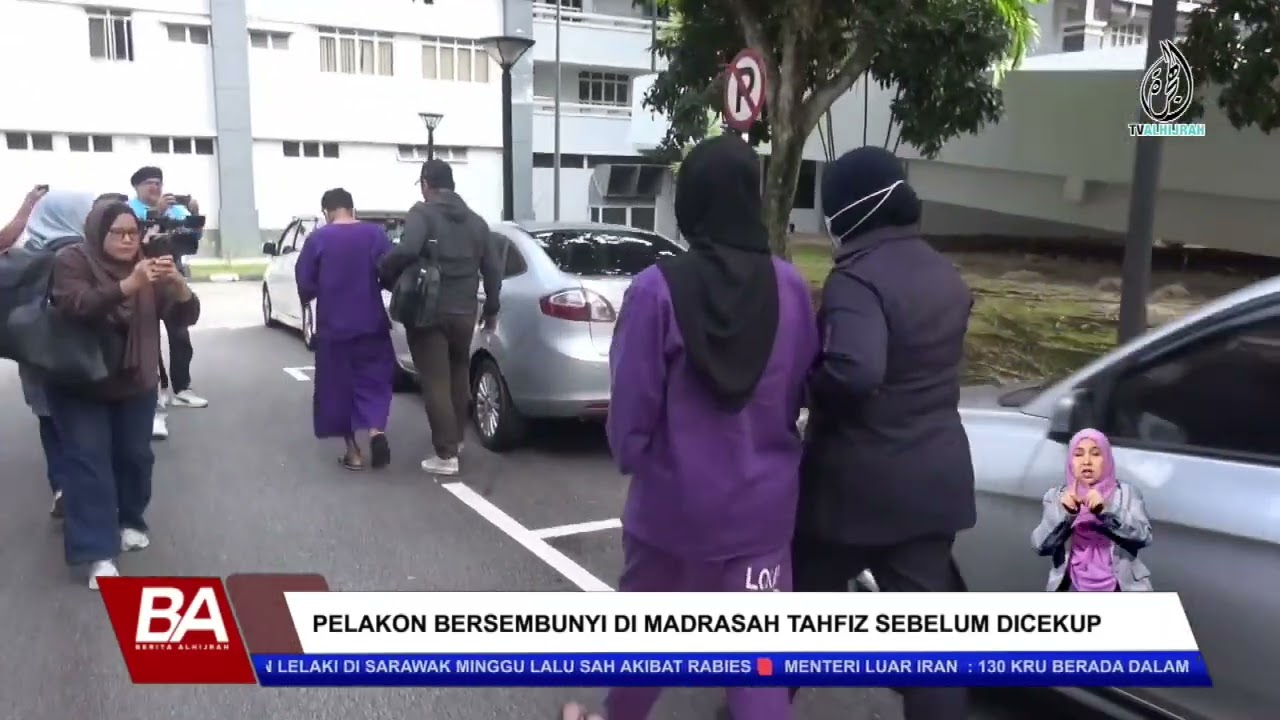 PELAKON BERSEMBUNYI DI MADRASAH TAHFIZ SEBELUM DICEKUP