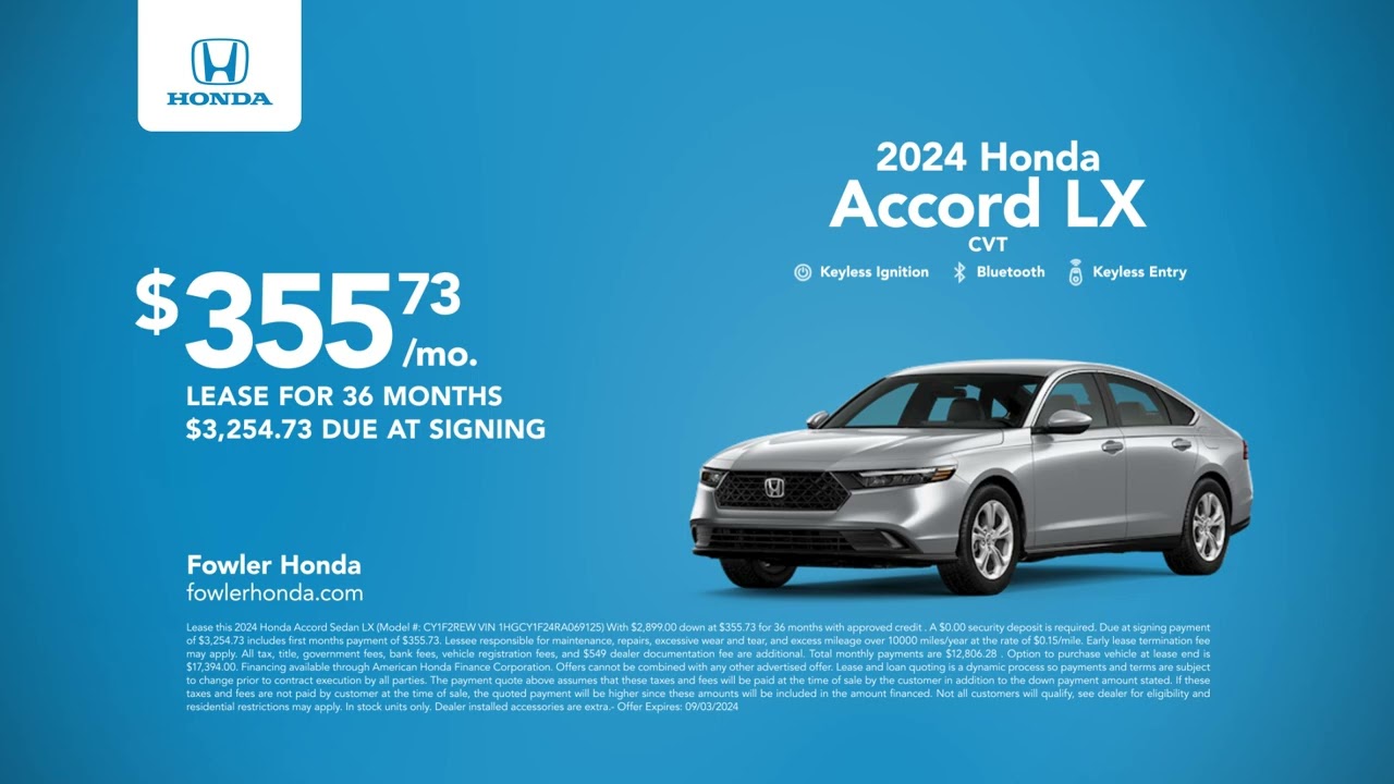 Honda 08/30/2024 4249773