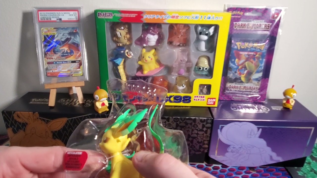 Leafeon Pokemon Battle Figure Opening!/Review