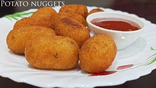 Crispy Potato Nuggets | Easy Potato Nuggets | Aloo Nuggets