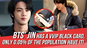 Who in BTS has a black card?