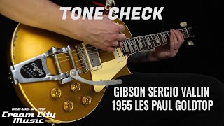 TONE CHECK: Gibson Custom Sergio Vallin 1955 Les Paul Goldtop Demo