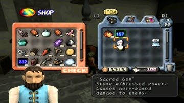 Dark Cloud (NTSC-U) Codebreaker Fun - Check-In Counters Are Glitch Shops