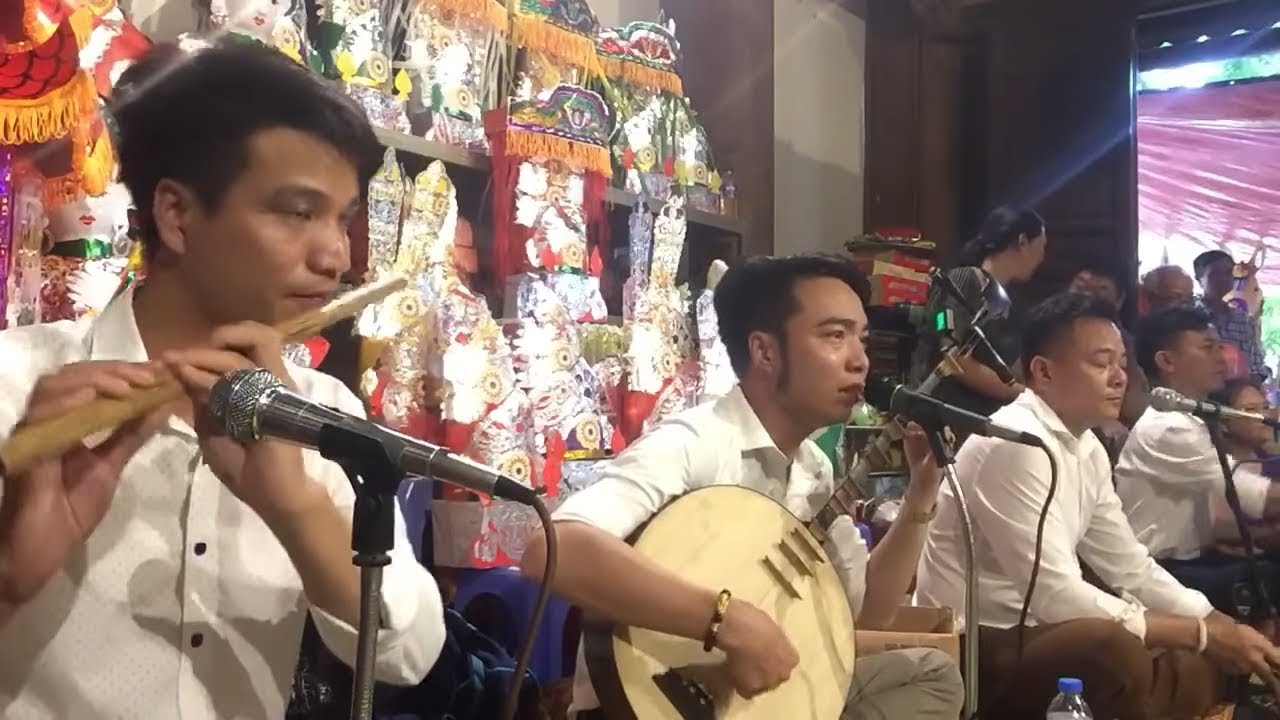 hát văn hoài thanh , tam vị chúa mường - YouTube