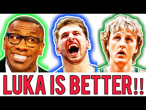 Shannon Sharpe GOES OFF on Luka Doncic being BETTER than Larry Bird‼️🤯🐐