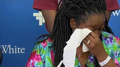 Emotional victim describes Dallas shooting