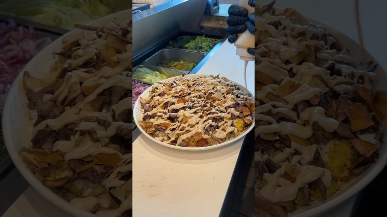 Going ALL OUT with INCREDIBLE PALESTINEAN food at Ayat NYC!!! 🇵🇸🤤 #DEVOURPOWER