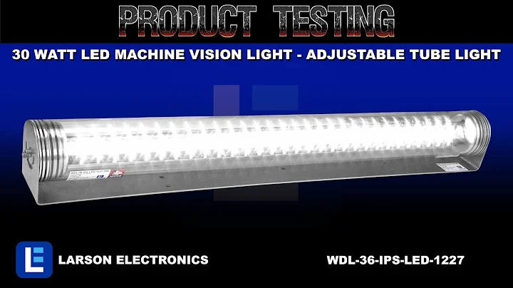 30 Watt LED Machine Vision Light - Adjustable Tube Light - 3750 Lumens - 120-240V AC 50/60 Hz