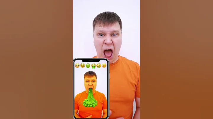 Emoji challenge - Funny Face 3 🐸 #shorts Tutorial by Tiktomiki