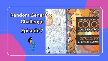 Random Generator Challenge Episode 7 - Letting a random generator choose what and how I colour