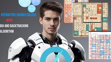 Interactive Sudoku Solver with GUI Using Python and Tkinter | Backtracking Algorithm