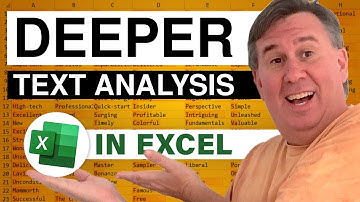 Excel Text Analysis using Copilot Think Deeper - 2691