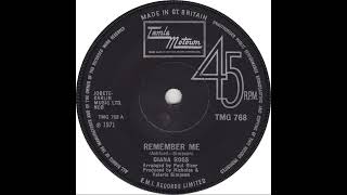 UK New Entry 1971 (60) Diana Ross - Remember Me