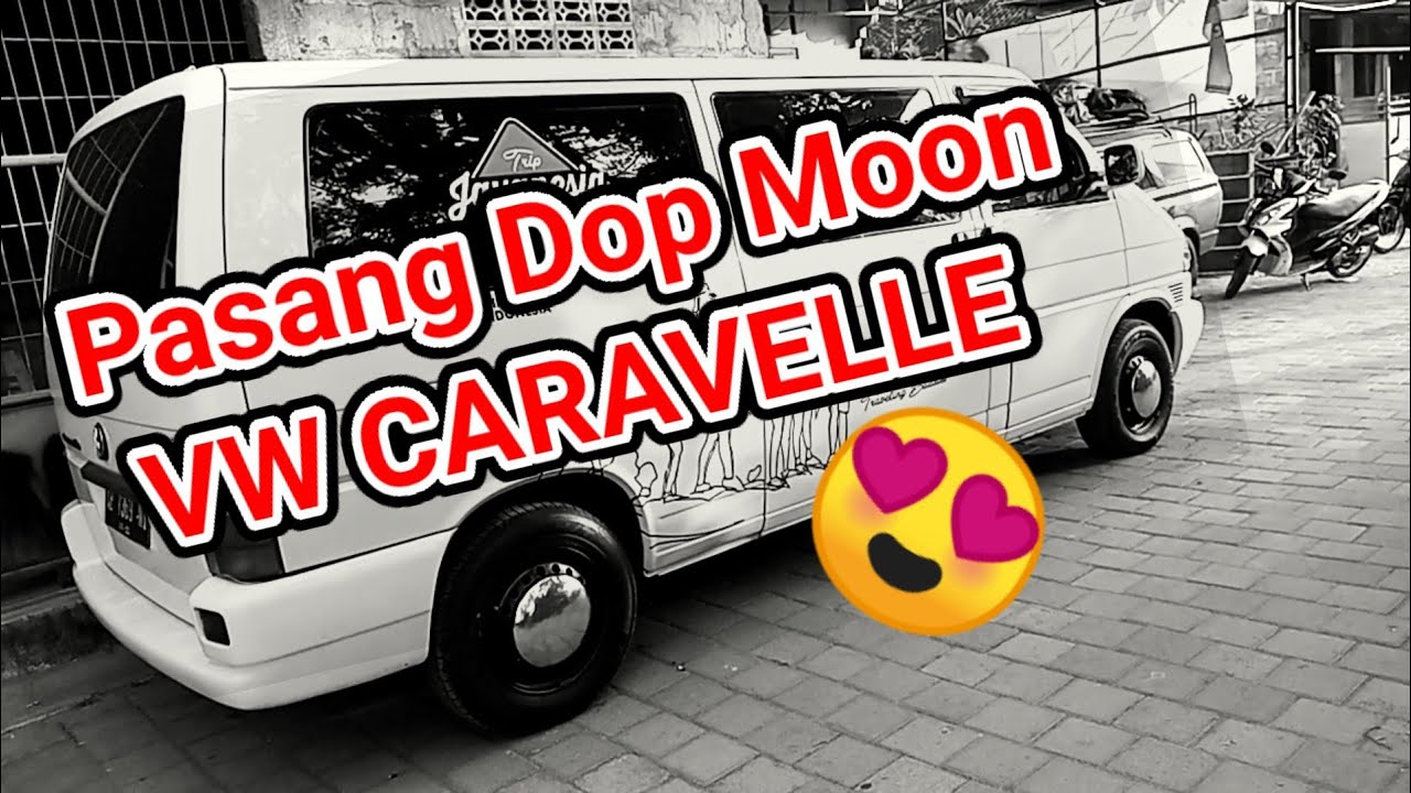 VW Caravelle pasang Wheel Dop Moon - YouTube