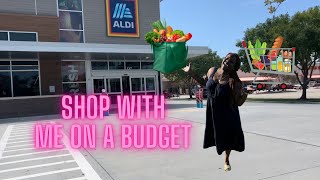 HOW TO BUDGET GROCERY SHOP|ALDI SHOP WITH ME|SAVING MONEY|SPENDING SMART| BUDGET GROCERY SHOPPING