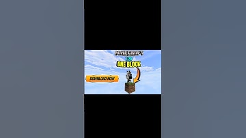 one block for minecraft pe 1.20 🤯😱 | one block for mcpe 1.20 | #minecraft #shorts