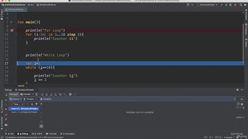 #6.1  While and Do While Loop in Kotlin
