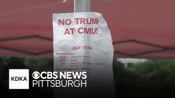 Carnegie Mellon students paint The Fence ahead of Trump visit