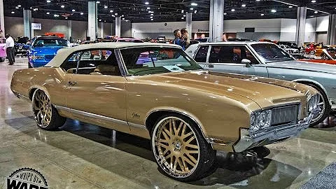 V-103 Car & Bike Show : Oldsmobile Cutlass on 24" Asanti Wheels
