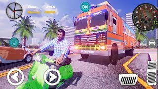 INDIAN TRUCK (LORRY) DRIVING SIMULATOR GAMES - Android GamePlay - Games Download - Trucks Car Games screenshot 4
