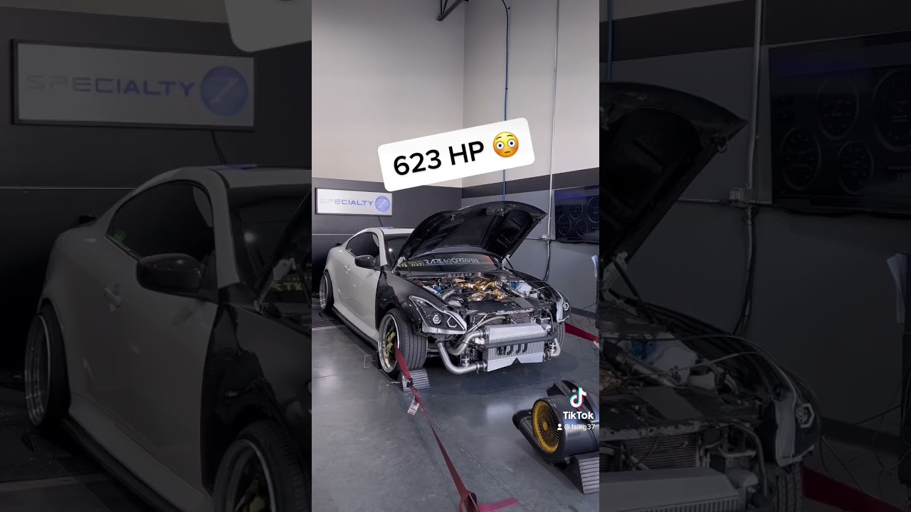 G37 single Turbo made 623HP 😯