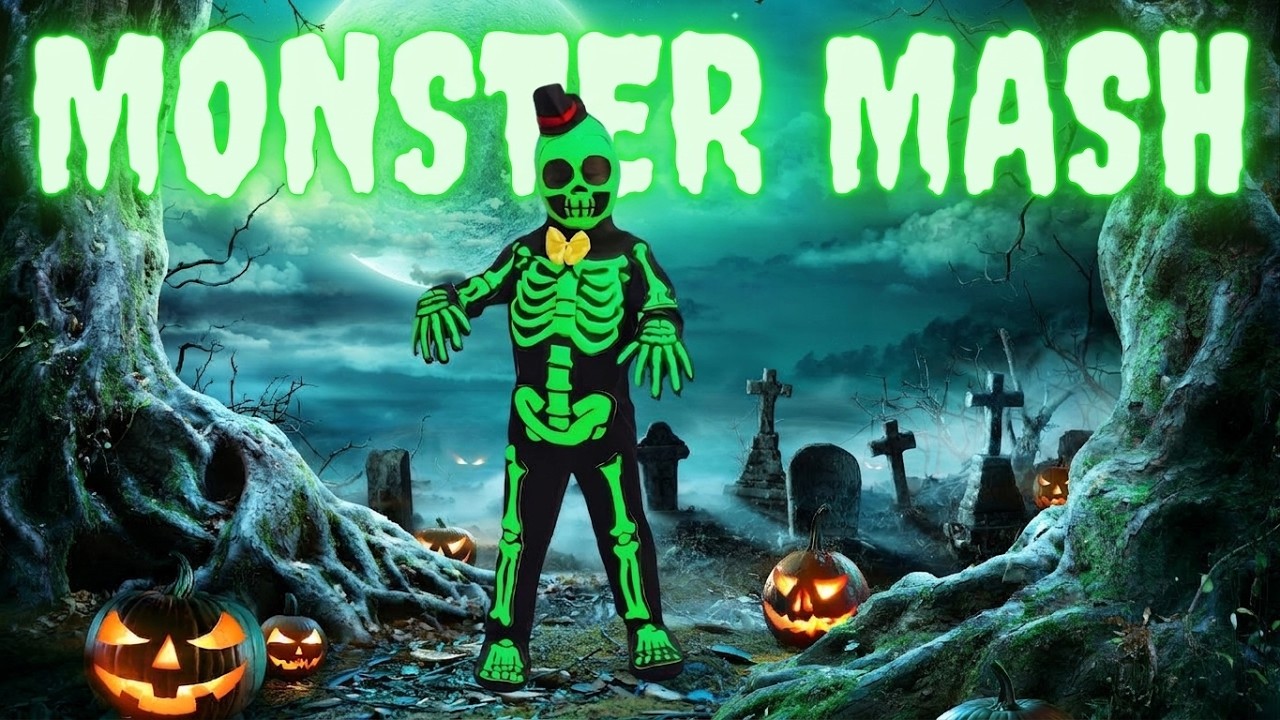 Monster Mash! 🎃👻 | Fun Halloween Dance Song for Toddlers & Kids - YouTube