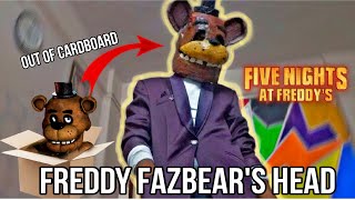 How to make a Fredbear Mask using Paper - DIY FNAF Mask 