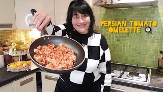 Persian Tomato Omelette  املت اصیل  ایرانی