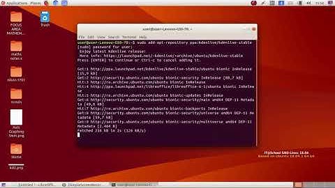 kdenlive installation, how to install kdenlive in linux 18.04