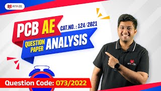 PCB AE QUESTION PAPER ANALYSIS | TOPIC WISE DIFFICULTY LEVEL | Pollution Control Board Assistant Eng