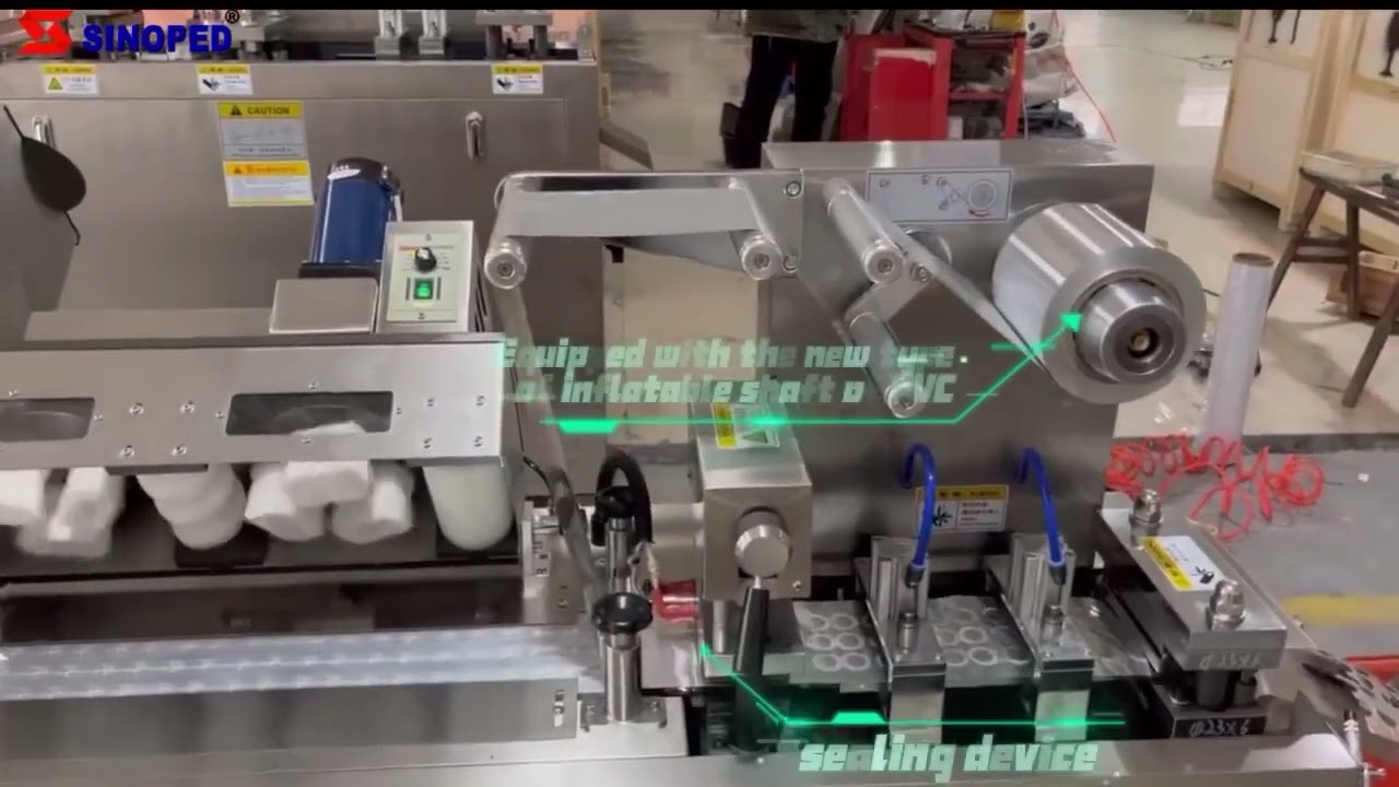 High Speed Automatic Cosmetic Liquid Blister Machine Face Mask Blister Packing Machine