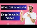 Build a Stunning Testimonial Slider with HTML, CSS, and JavaScript