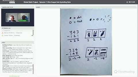 GMP Webinar 7 - A Deeper Dive Into Exploding Dots