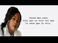 Garde mes yeux (Lyrics/paroles)