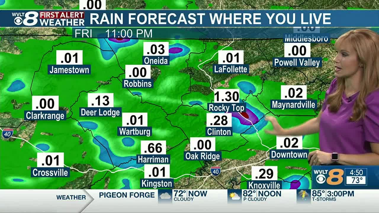 Few more storms at times today, with more heat for the weekend - YouTube