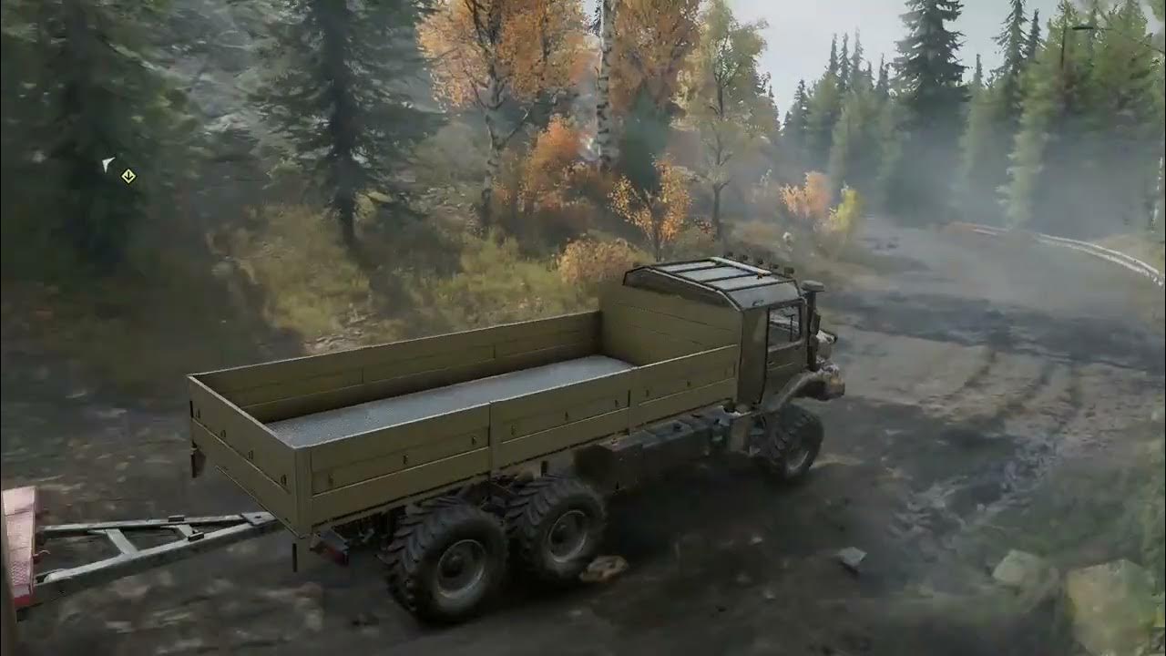 Snowrunner cargo containers delivery realistic noob driving🚛 YouTube