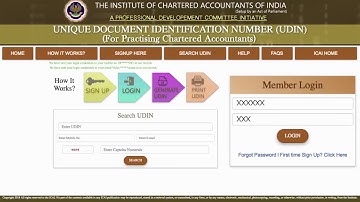 ICAI introduce Unique Document Identification Number UDIN for Signing documents