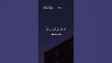 تلاوة تنسيك هموم الدنيا كلها 😭💙. القارئ أحمد النفيس 💙. #قرآن